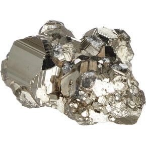 Zonon 3pcs Natural Pyrite Cluster Stone Small for Luck High Energy Gift Christmas Healing DIY Raw Healing Properties Floating Display Case Velvet Pouch Success Making Change Confidence Home Decor in Saudi Arabia