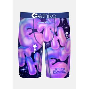 ملابس داخلية بوكسر للرجال من Ethika، طول الركبة، ملابس داخلية قابلة للتمدد في 4 اتجاهات مع مطبوعات جرافيك - Pop Star in Saudi Arabia