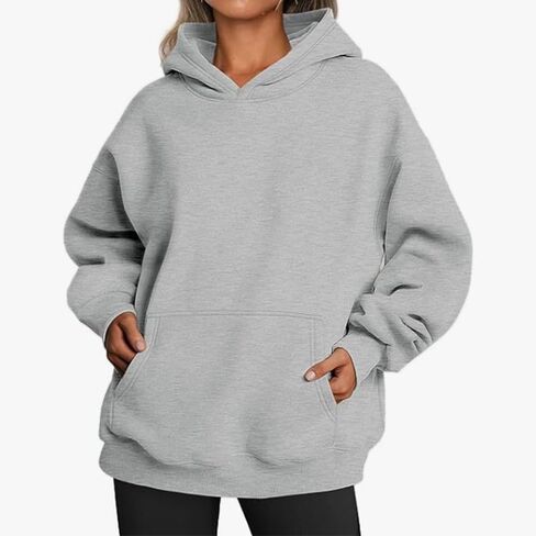 Women’s Oversized Hoodie, Pullover Sweatshirt with Kangaroo Pocket for Daily Wear, Lounge Use, Casual Outings in Saudi Arabia