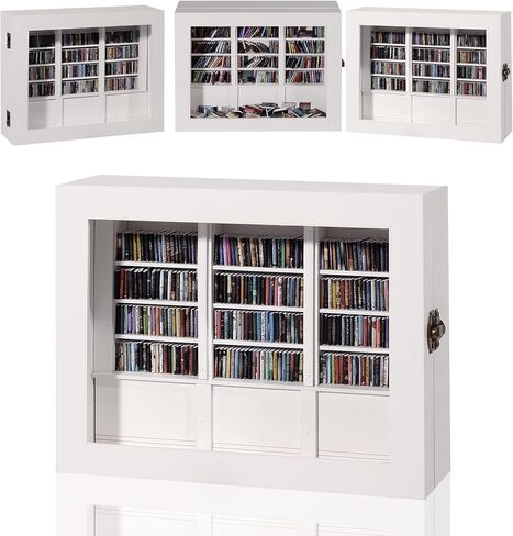 رف كتب متأرجح لتخفيف القلق - يتضمن 300 كتاب صغير، رف كتب خشبي خالي من التوتر، مناسب لديكور المنزل والمكتب، مكتبة صغيرة وهدية فريدة. (الخشب الصلب الأبيض) in Saudi Arabia