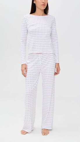 Women's Ellie PJ Set in Floating Hearts in Saudi Arabia