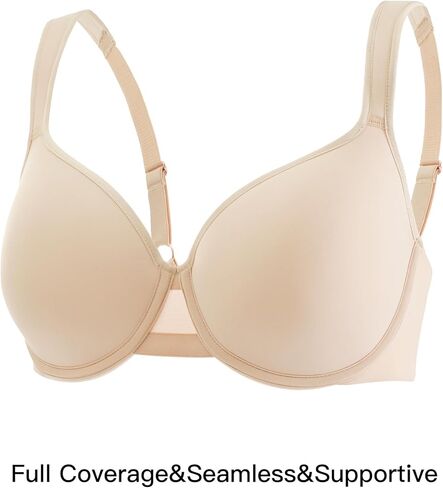 Full Coverage Minimizer Bras for Women Lightly Padded Underwire Support T-Shirt Bras in Saudi Arabia