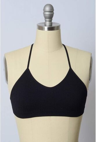 TD Collections Womens Tattoo Mesh Racerback Bralette in Saudi Arabia