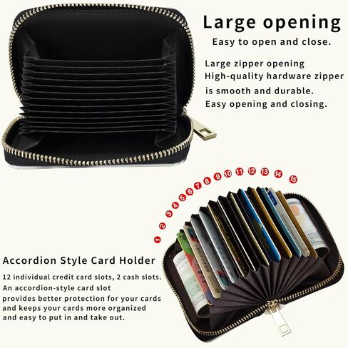 محفظة صغيرة لحمل البطاقات للنساء، حافظة بطاقات ائتمان بسحاب صغير مع خاصية حجب RFID، منظم بطاقات الأكورديون من جلد البولي يوريثان المدمج للفتيات، محفظة نسائية بنمط لطيف، ضفدع كاواي in Kuwait