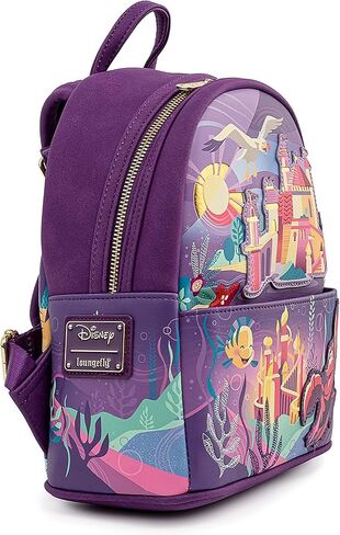 Loungefly Disney Little Mermaid Ariel Castle Womens Double Strap Shoulder Bag Purse in Saudi Arabia