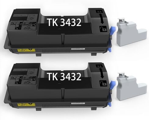 KHY TK3182 TK 3182 Toner Cartridge Replacement for Kyocera TK-3182 TK3182 Black Toner for Kyocera ECOSYS M3655idn ECOSYS P3055dn Printer High Yield 21,500 Pages 2-Pack in Kuwait