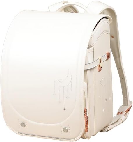 حقيبة ظهر Star-Wind Randoseru Ransel حقيبة مدرسية يابانية أوتوماتيكية للأولاد والبنات مصنوعة من الجلد خفيف الوزن وغطاء للمطر (وردي) in Kuwait