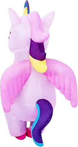 Inflatable Unicorn Costume for Adults Women & Men - Full Body Blow Up Party Suit with Horn & Tail for Halloween, Cosplay, Birthday Celebration in Saudi Arabia