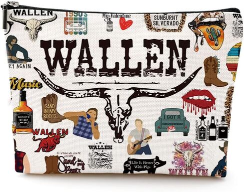 DJHUNG Inspired Singer Cosmetic Bag Makeup Bag Pouch Country Music Lover Gifts Singer Song Album Bag for Women Actor Actress Teacher Friends Sister Bestie Mom Beach Friendship Birthday Graduation in Saudi Arabia