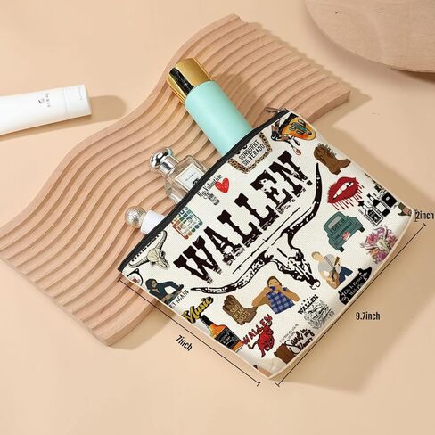 DJHUNG Inspired Singer Cosmetic Bag Makeup Bag Pouch Country Music Lover Gifts Singer Song Album Bag for Women Actor Actress Teacher Friends Sister Bestie Mom Beach Friendship Birthday Graduation in Saudi Arabia