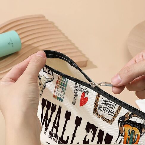 DJHUNG Inspired Singer Cosmetic Bag Makeup Bag Pouch Country Music Lover Gifts Singer Song Album Bag for Women Actor Actress Teacher Friends Sister Bestie Mom Beach Friendship Birthday Graduation in Saudi Arabia