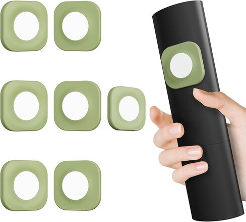 Magnetic Remote Control Holder Wall Mount Self-Adhesive, 6 Pack Upgraded Silicone Remote Organizer Storage Wall Holder for Home Office TV, Fan and Air Conditioner Remote Control Black in Kuwait