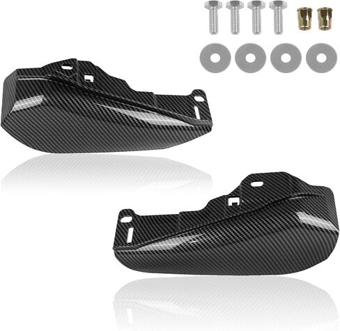 بديل عاكس الهواء متوسط ​​الإطار للدروع الحرارية لـ Harley CVO Road Glide FLTRXSE Street Glide FLHXSE 2023 2024 (أسود حيوي) in Kuwait