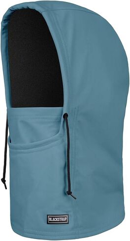 BLACKSTRAP Camber Hood Therma Dual Layer Adjustable Balaclava Ski Mask, Over or Under Helmet Compatible, Adult Unisex, One Size Fits All, Overcast Teal in Saudi Arabia