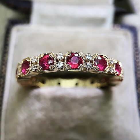 Stackable Cubic Zirconia Ring for Women Engagement Jewelry in Saudi Arabia