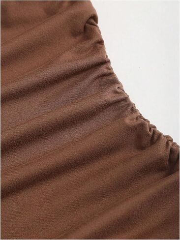 Floerns Women's Off The Shoulder Mini Dress Ruched Bodycon Club Going Out Dresses in Kuwait