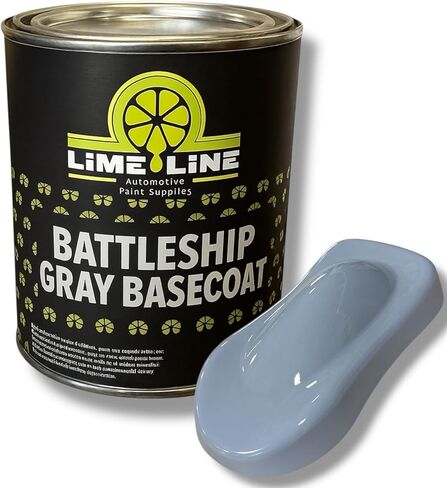 LIME LINE AUTOMOTIVE BASECOATS ، لون معطف قاعدة يوريتان 1K (أسود باستيكوت كوارت) in Kuwait