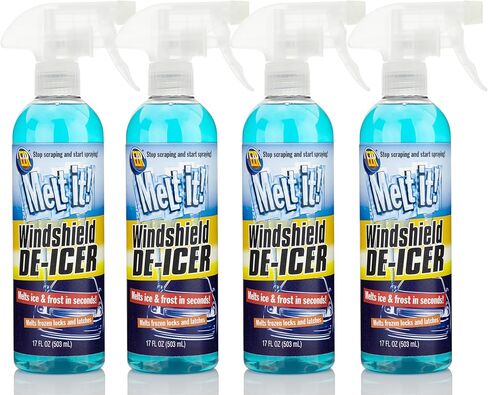 تذوبه! E · z · r الزجاج الأمامي de-icer. يذوب على الفور صقيع الجليد والشتاء لزجاجات السيارات والنوافذ والمرايا وأقفال المفاتيح والمزالج ، وذوبان الثلوج سائلًا لإزالة الجليد لنظافة نافذة السيارة ، 17 فلا أوقية 2 عبوة in Saudi Arabia
