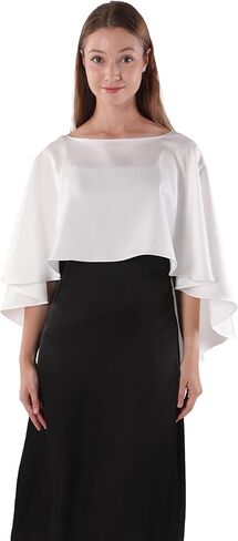 Shawls and Wraps for Evening Dress Stain Capelets for women Elegant shawl Wraps Wedding Cape Cover Up in Saudi Arabia