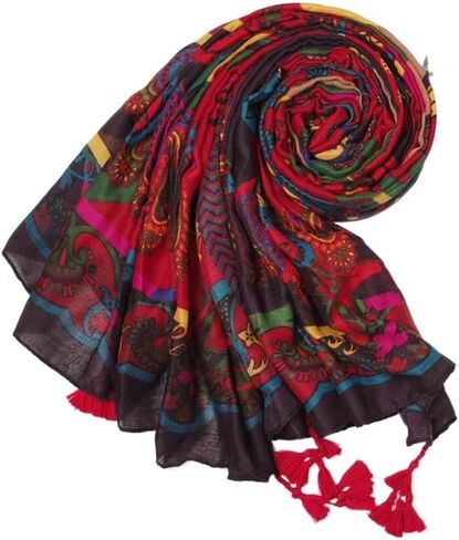 Scarf Shawl Scarves Wraps Women Scarf Viscose Shawl Scarfs Premium Fashion Scarves Long Shawl Wraps Soft Scarf for Women Ladies Bandana Fashion Wrap Shawl Fall Winter Gift in Saudi Arabia
