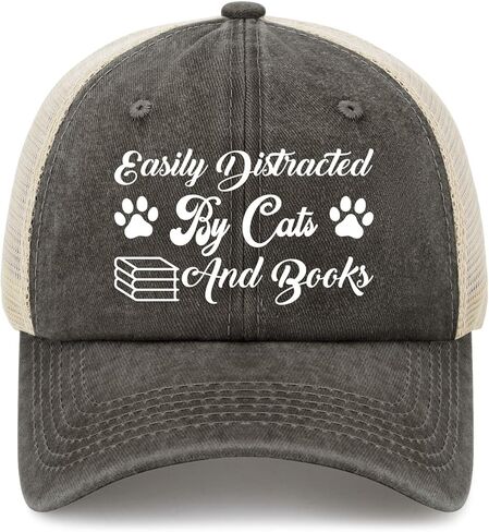 Easily Distracted by Birds Hat for Women Aesthetic Washed Distressed Baseball in Saudi Arabia