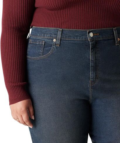 Levi Strauss Signature Gold Womens Heritage High-Rise Loose Straight Jeans (Also Available in Plus Size) in Saudi Arabia