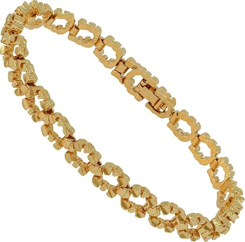 أساور للسيدات من LIFETIME JEWELRY مقطوعة بالألماس ومطلية بالذهب عيار 24 قيراط in Kuwait