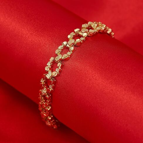 أساور للسيدات من LIFETIME JEWELRY مقطوعة بالألماس ومطلية بالذهب عيار 24 قيراط in Kuwait