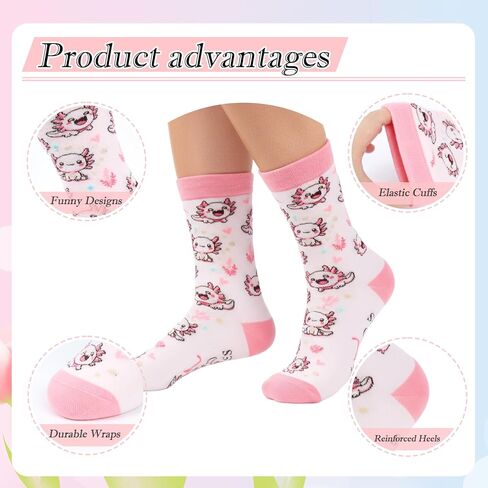 French Bulldog German Shepherd Pug Axolotl Socks Gifts for Women Pet Dog Owners Christmas Valentines Gifts in Saudi Arabia