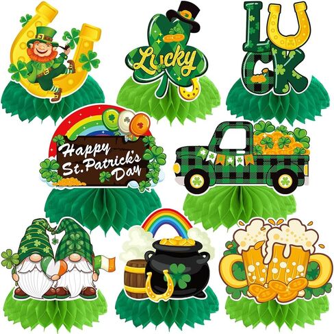 JULMELON 8 PCS 100 Days of School Decorations Honeycomb Centerpiece, 6 Inch Diameter, Red, Green, Yellow, Blue, Includes Honeycomb Centerpieces in Kuwait