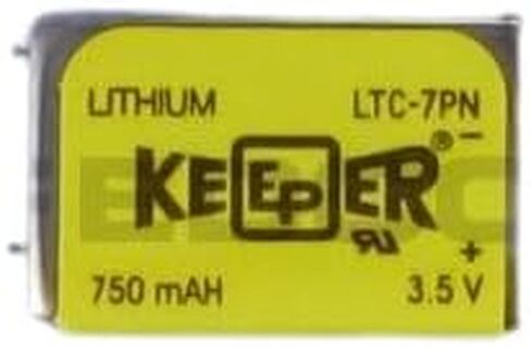 Compatible with EaglePicher LTC-7PN EaglePicher Keeper Specialty Battery - 3.5V44; 750mAh in Saudi Arabia