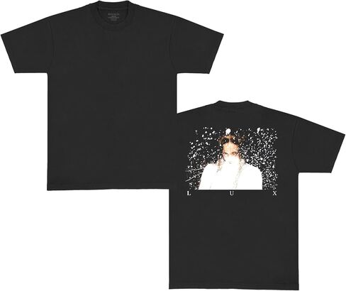 ROSALÍA Unisex-Adult Official Merch Lux Logo T-Shirt Black in Saudi Arabia