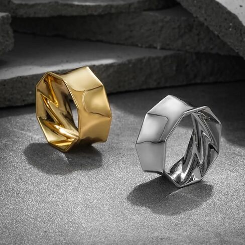 PUNKYOUTH 1 Pair Geometric Twist Ear Gauges – Gothic Industrial Tunnels Plugs for Stretched Ears, Alternative Minimalist Stretching Jewelry for Women Men, Large Size 2g–30mm in Saudi Arabia