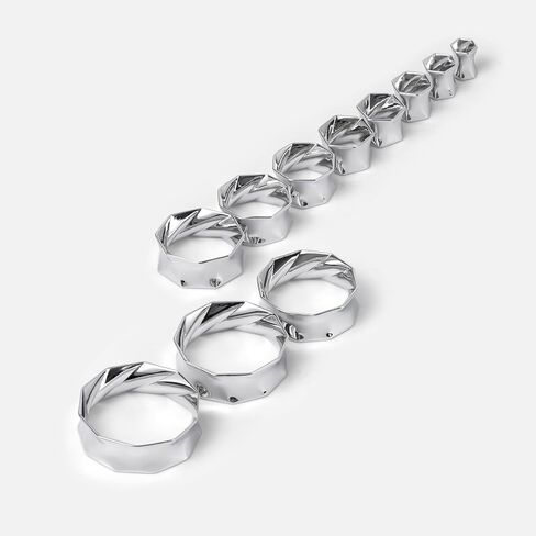 PUNKYOUTH 1 Pair Geometric Twist Ear Gauges – Gothic Industrial Tunnels Plugs for Stretched Ears, Alternative Minimalist Stretching Jewelry for Women Men, Large Size 2g–30mm in Saudi Arabia