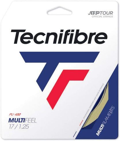 Tecnifibre Unisex - Adult Multifeel 12m String Set Nude Tennis String in Saudi Arabia