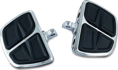 Kuryakyn 7613 Motorcycle Accessory: Kinetic Mini Board Floorboards without Adapters, Gloss Black, 1 Pair in Kuwait