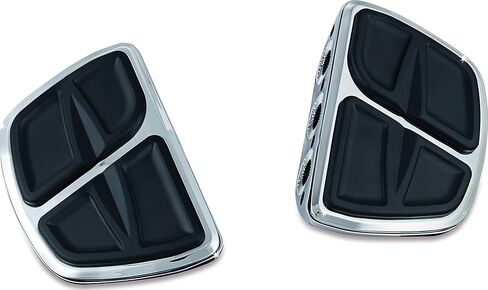 Kuryakyn 7613 Motorcycle Accessory: Kinetic Mini Board Floorboards without Adapters, Gloss Black, 1 Pair in Kuwait