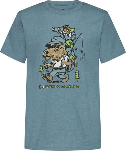 تي شيرت Dog Hiker من Under Armour، لون Dog Hiker Blue، YS in Saudi Arabia