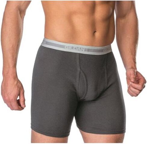 Gildan Men's 5-Pack Assorted Color Premium Boxer Briefs in Saudi Arabia