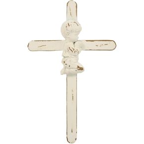 hobbyhaha Praying Boy Wall Cross, 6 Inch Resin Religious Decor, Baptism, First Communion Gift in Saudi Arabia