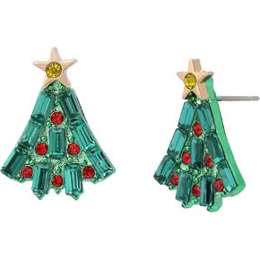 Betsey Johnson Jewelry Women's Santa Baby Christmas Tree Stud Earrings in Kuwait