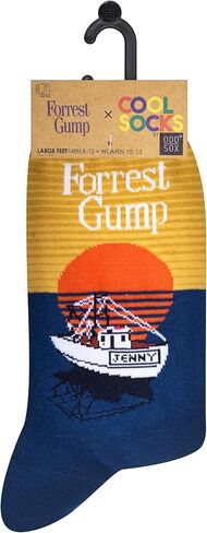 جوارب رائعة، جورب مبتكر برسومات مضحكة للرجال، فيلم Forrest Gump، مقاس كبير للبالغين in Kuwait