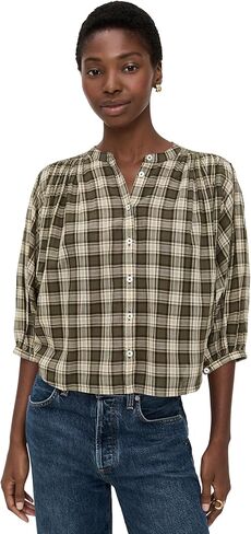 Madewell Women's Balloon-Sleeve Top in Saudi Arabia