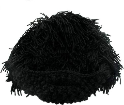 YEKEYI Wig Beard Hats Handmade Knit Warm Winter Caps Ski Funny Mask Beanie for Men Women YEKEYI in Saudi Arabia