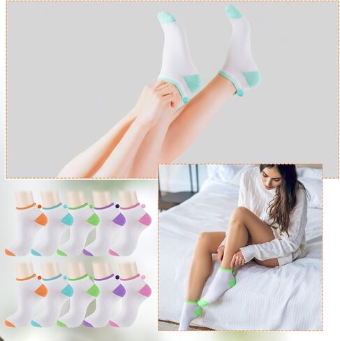 Women Pom Pom Socks with Balls on the Back Ankle Athletic Lowcut Cosplay Seamless Socks for Girls Women in Saudi Arabia