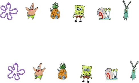 Nickelodeon SpongeBob SquarePants 6-Pairs Jewelry Stud Earring Set in Saudi Arabia