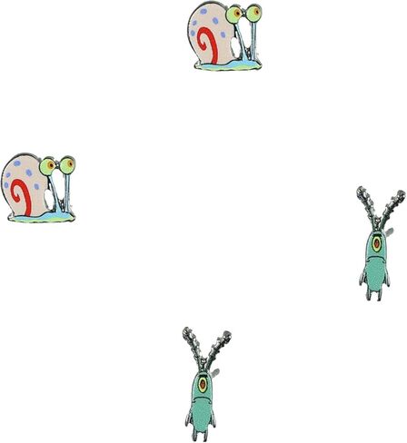 Nickelodeon SpongeBob SquarePants 6-Pairs Jewelry Stud Earring Set in Saudi Arabia