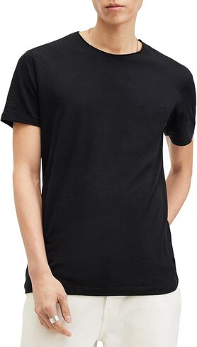 AllSaints Men's Figure Short Sleeve Crew Neck Shirt in Saudi Arabia