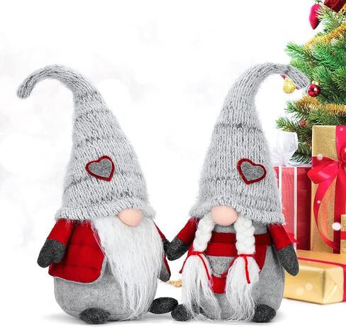 Handcraft Pair Gnome Gonk Dolls House Decoration Cute Tomte Dwarf Toy - Sweet Gift for Valentine Christmas Newyear Easter in Saudi Arabia