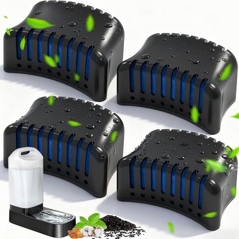 Dog Water Fountain Filters Replacement – 4 Pack Replacement Filters for Lesotc Dog Water Bowl Dispenser Pet Fountain, High-Efficiency Activated Carbon Cartridges for Cleaner & Healthier in Kuwait